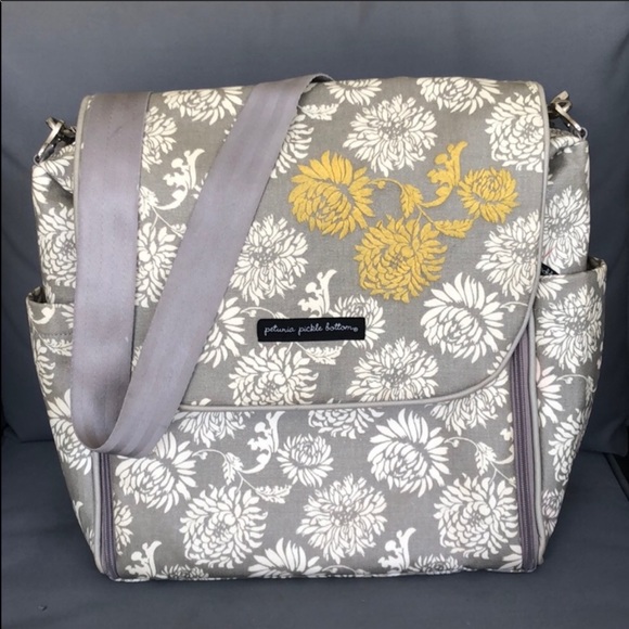 Petunia Pickle Bottom Boxy Backpack Misty Shanghai - Picture 3 of 8